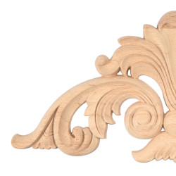 Wooden appliques available in multiple sizes