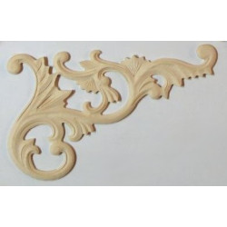 Decorative wood trim moulding for window casing (fluted moulding)