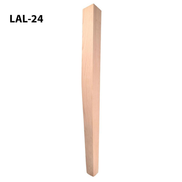 Natural beech desk leg for restore antique furniture