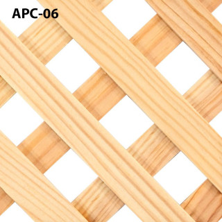 Den houten trellis als radiator paneel, ook op maat