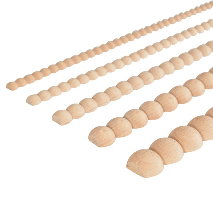 Baguette de finition en bois pour menuisier et projets DIY