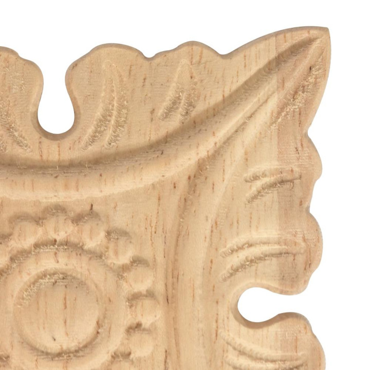 Denna exotiska träsnideri är en akantusbladsmönstrad ornamnet.