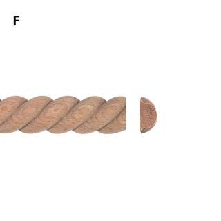 De dekorative trepanelene er tilgjengelige i fem bredder.