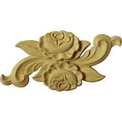 Wooden  carvings with floral motif