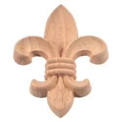 French lily wood appliques