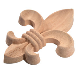 Decorative wood mouldings for furniture made of exotic wood