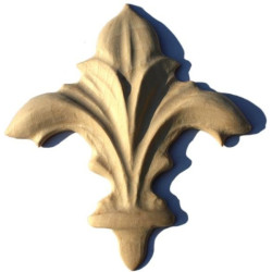 Ornamente aus Holz, RN-010 mit Akanthus Motiv in verschiedenen Grössen erhältlich
