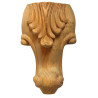 Izrezljane lesene noge za zofe iz eksotičnega gumijastega lesa