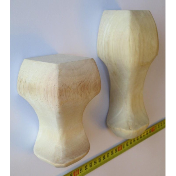 Pieds de canapé en bois de hêtre sur Naturtrend Shop