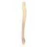 Cabriole legs made of exotic wood