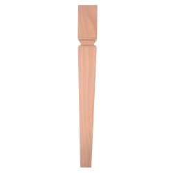 Wooden leg for table, multiple sizes
