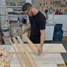 Dekoratyvinės medienos plokštės baldams restauruoti