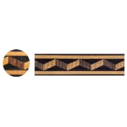 Inlay banding strips available from multiple types of wood