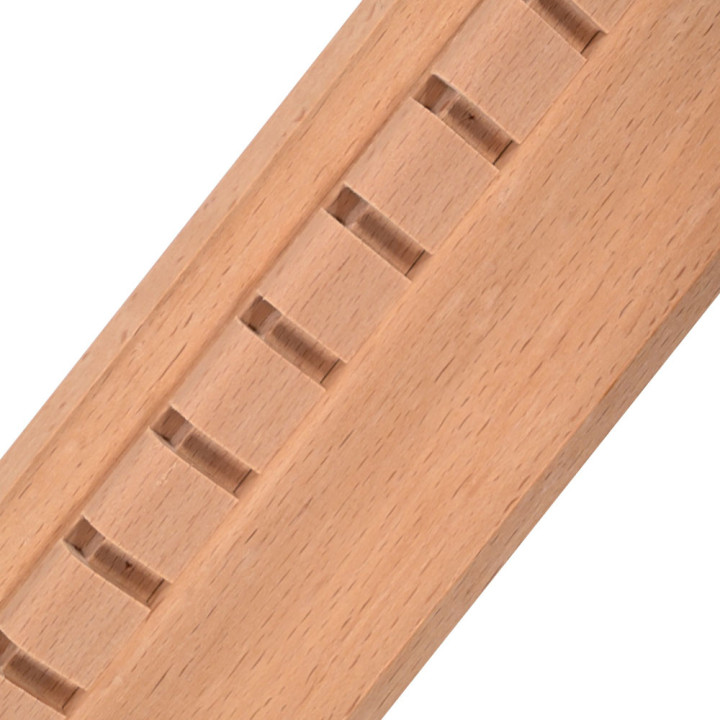 Párkányléc kockás faragott mintával. igényes mennyezeti díszléc készítéséhez.