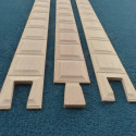 Wooden rosettes for wood wall panels UK