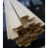 Дървени решетъчни пръти 11 mm x 2 mm x 2000 mm