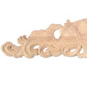 Carved wooden ornaments for decorating