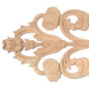 Wood carved flowers for a carved wood door or for walls