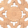 Дървена розетка за декорация на мебели, издълбана от екзотична дървесина