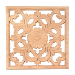 Wooden rosette for furniture decoration and restoration
