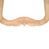 Classic mirror frame of exotic wood