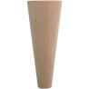 Stožčaste lesene pohištvene noge, več velikosti, stružena bukev