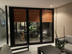 Bamboo blind sizes from small to large. Bamboo blinds for windows and doors.