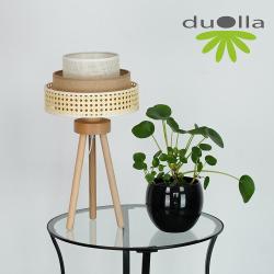 Lámpaernyő papír thonet dekor nádszövetből
