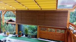 Jaluzele exterioare din bambus pentru protecție solară și răcire
