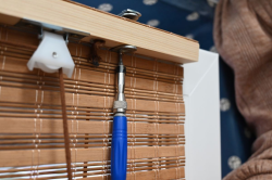 Bamboo blind fixing without drilling! The metal blind fastener is suitable for 2G, 3G and 3R blind types.
