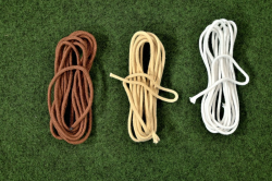 Order your rolo cord online. 3mm thick. Available in several colours, cotton and synthetic fibres.